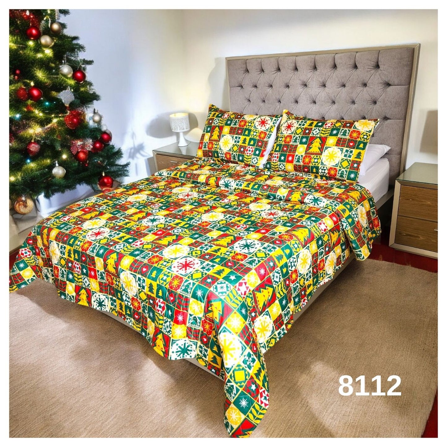 Edredón Navidad Cama Doble 140x190cm