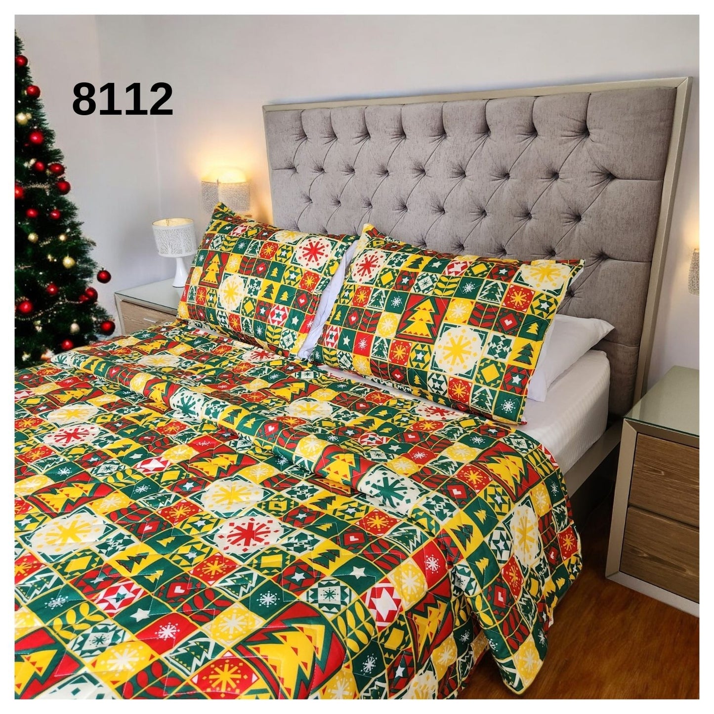 Edredón Navidad Cama Doble 140x190cm