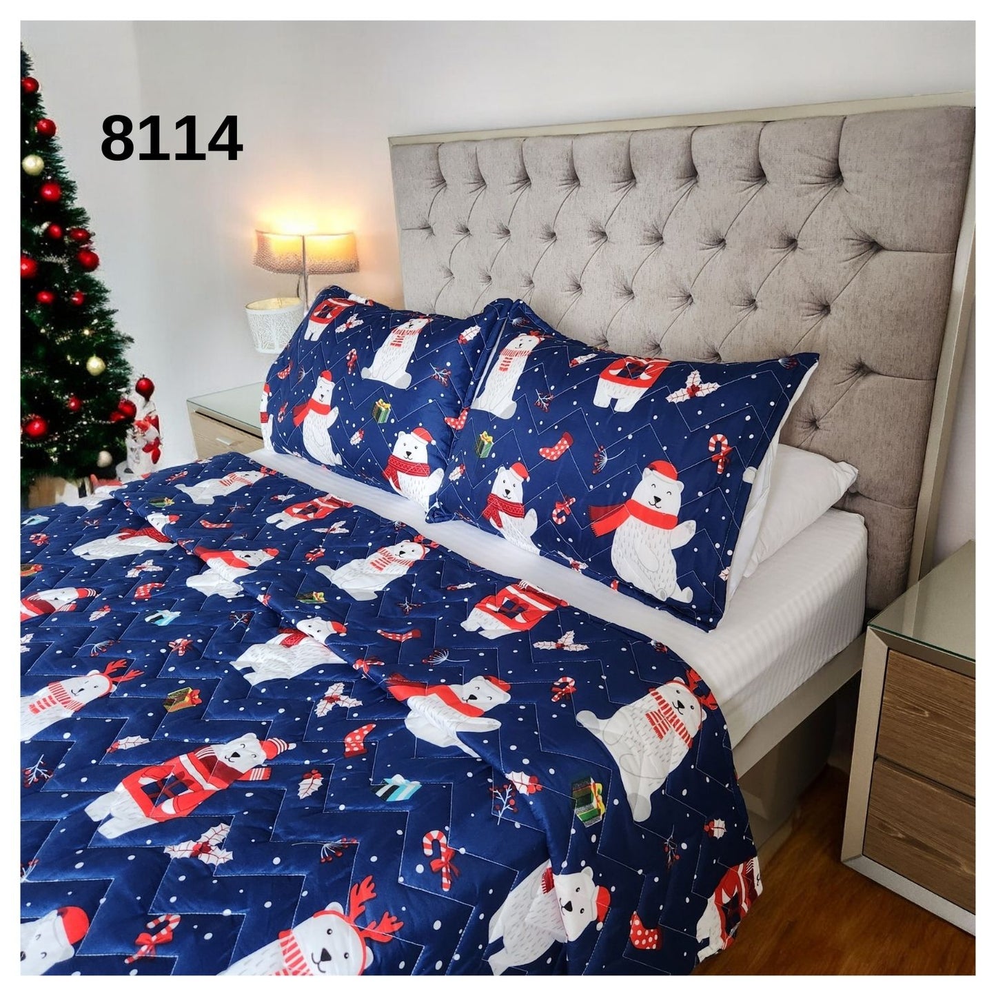 Edredón Navidad Cama Doble 140x190cm