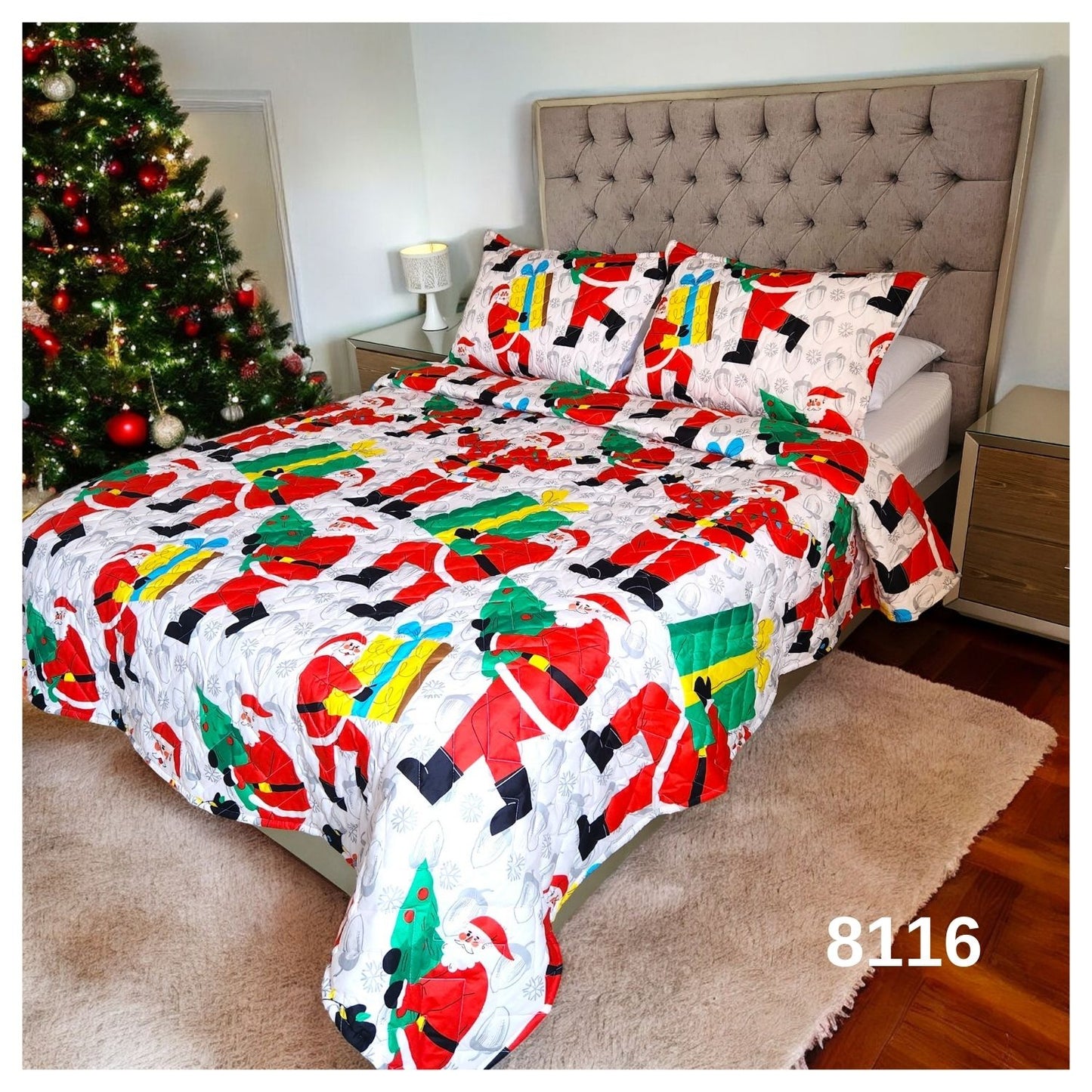 Edredón Navidad Cama Doble 140x190cm