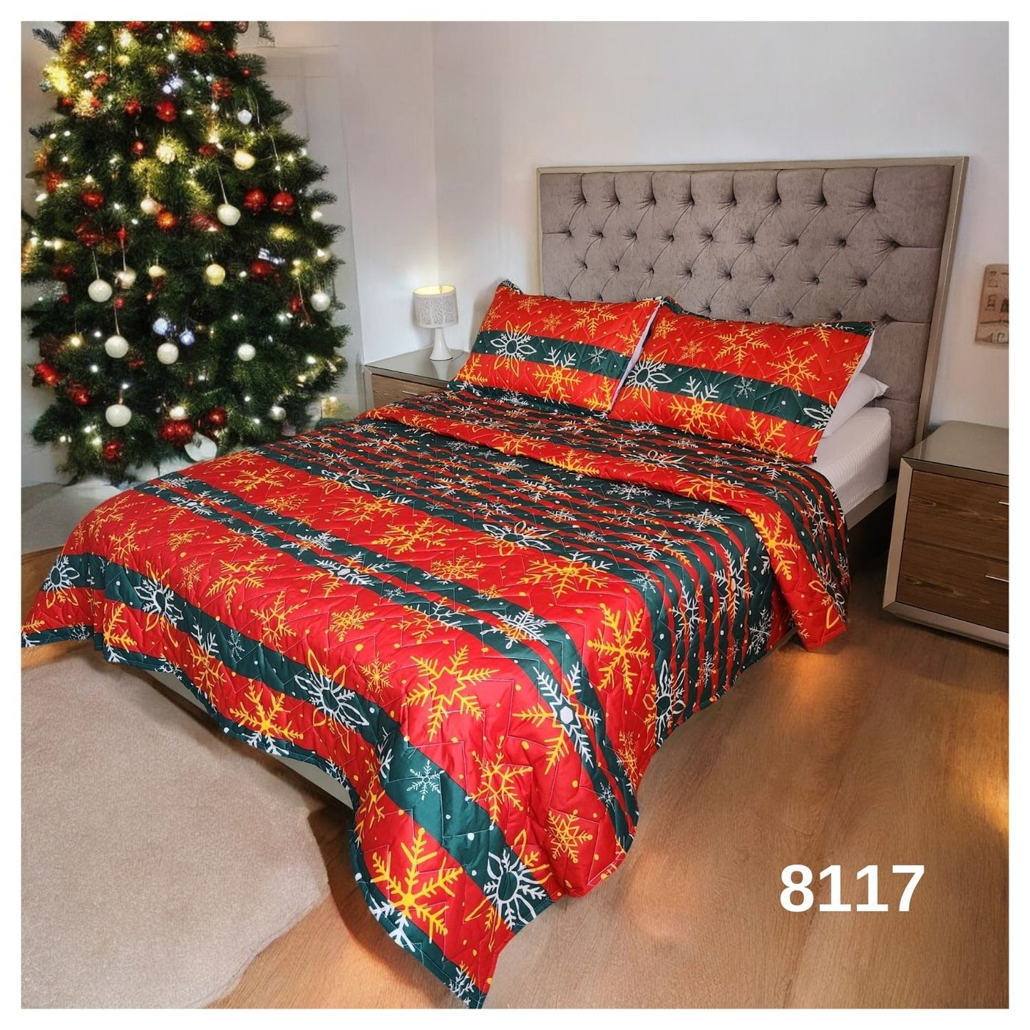 Edredón Navidad Cama Doble 140x190cm