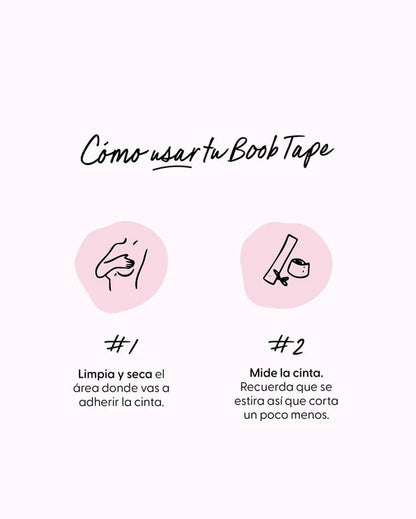 Boob Tape - Cinta de realce para los senos x 2 Rollos