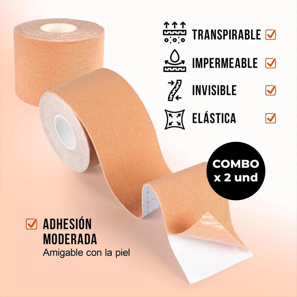 Boob Tape - Cinta de realce para los senos x 2 Rollos